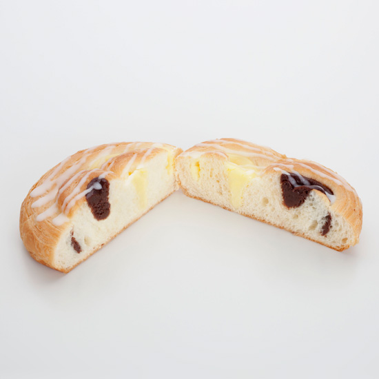 クリームとチョコのデニッシュ
